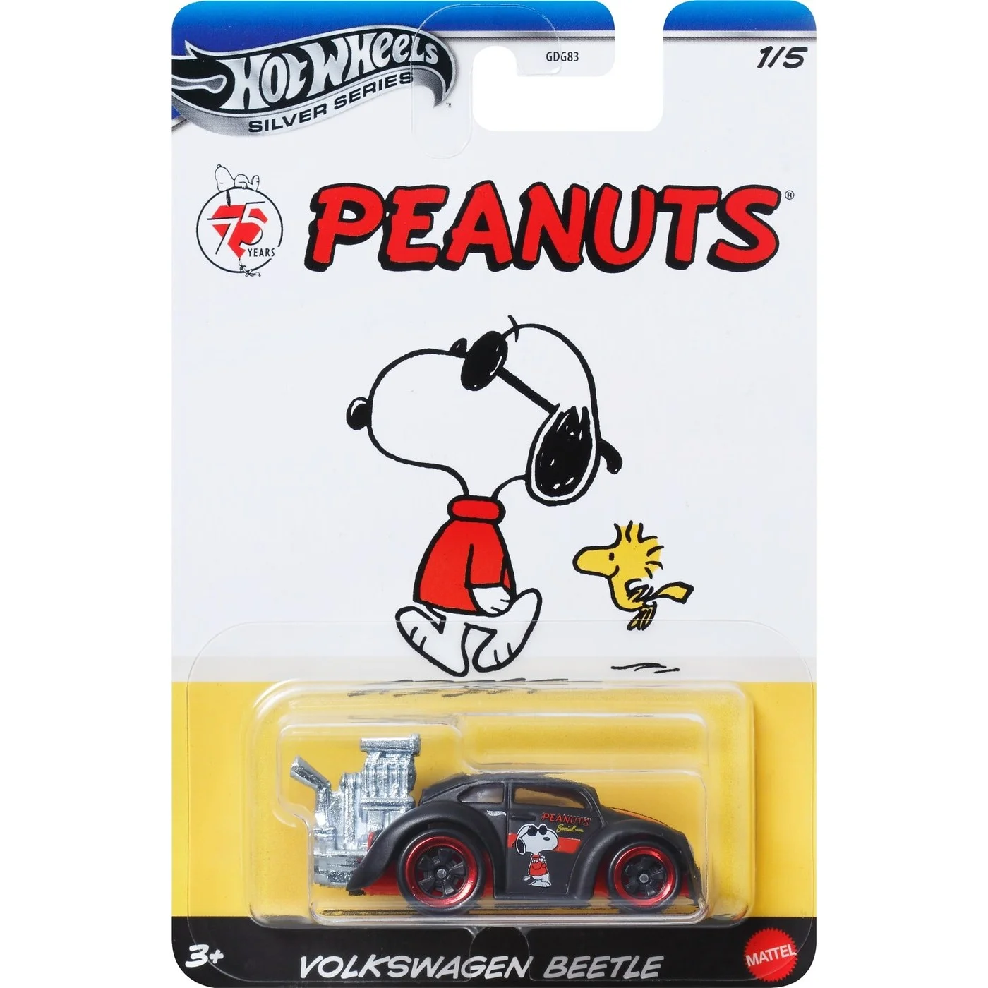 Mattel Hot Wheels – Αυτοκινητάκι, Peanuts Snoopy 2025 Silver Series, Volkswagen Beetle (1/5) JCB81 (GDG83/JDY88) Mattel Hot Wheels – Αυτοκινητάκι, Peanuts Snoopy 2025 Silver Series, Volkswagen Beetle (1/5) JCB81 (GDG83/JDY88)