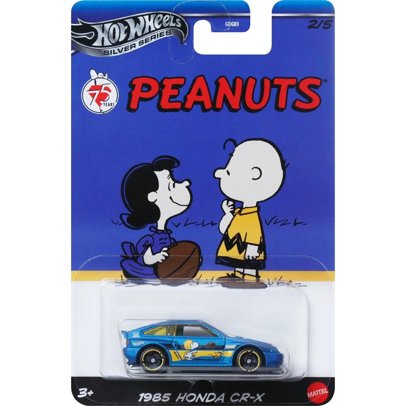 Mattel Hot Wheels – Αυτοκινητάκι, Peanuts Snoopy 2025 Silver Series, 1985 Honda CR-X (2/5) JCB82 (GDG83/JDY88) Mattel Hot Wheels – Αυτοκινητάκι, Peanuts Snoopy 2025 Silver Series, 1985 Honda CR-X (2/5) JCB82 (GDG83/JDY88)