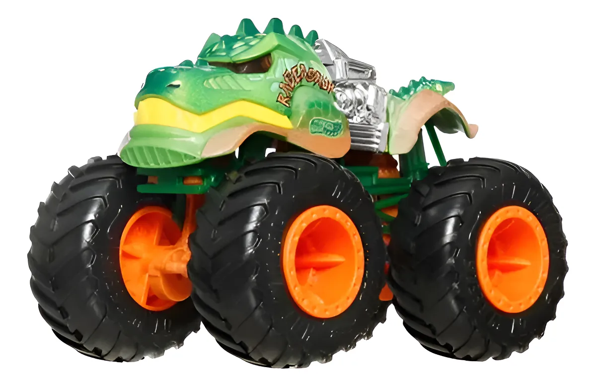 Mattel Hot Wheels - Monster Trucks, Sharks Vs Dinos, Rageasaur JCD74 (FYJ44)
