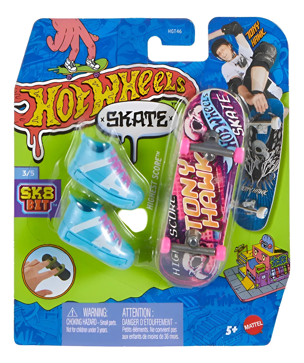 Mattel - Hot Wheels Skate, SK8 Bit, Highest Score (3/5) JCF37 (HGT46)