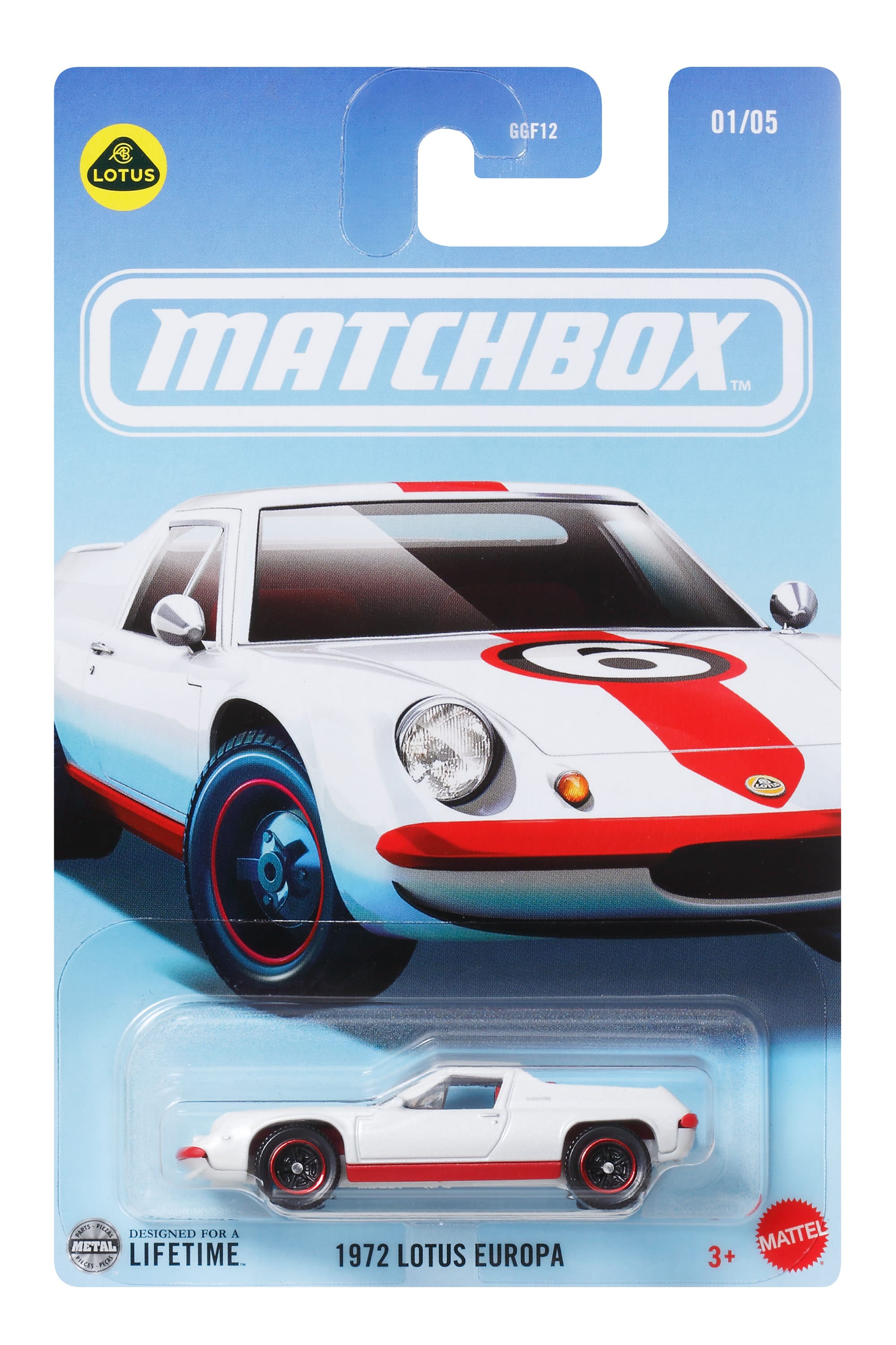 Mattel Matchbox - 1972 Lotus Europa 1/5 JCG51 (GGF12)