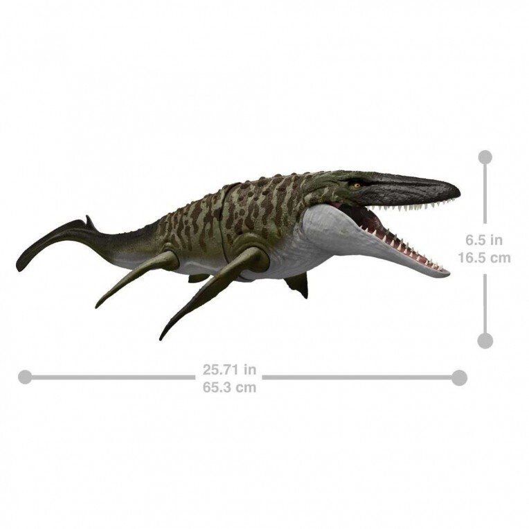 Mattel Jurassic World - Rebirth Bite N Blast Mosasaurus And Mini Dilophosaurus JCH00