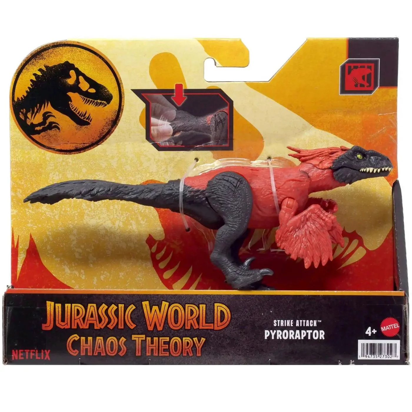 Mattel Jurassic World - Danger Pack - Chaos Theory Pyroraptor JCL56 (HLN49)