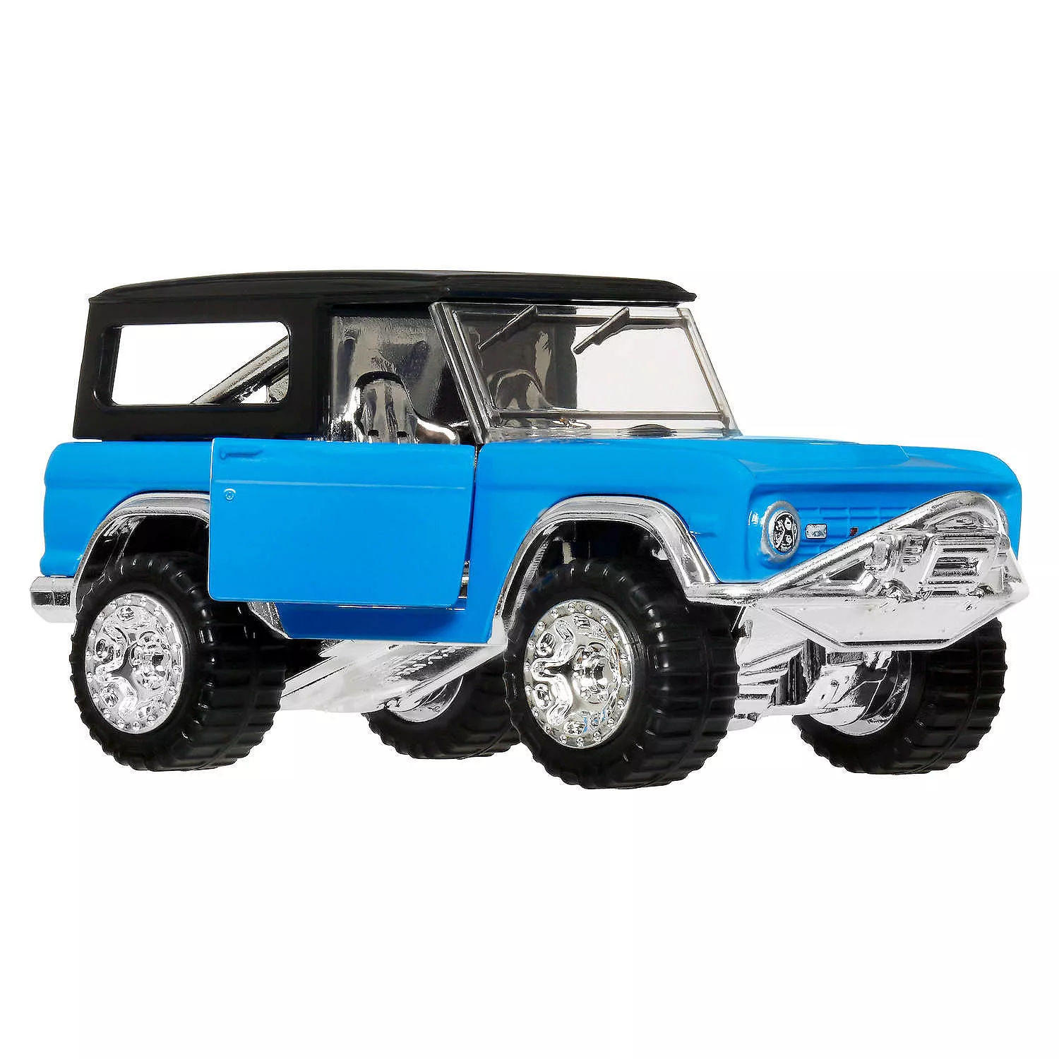 Mattel Hot Wheels - Pull-Back Speeders, Factory Fresh, 1966 Ford Bronco JCM11 (3/4) (HPR70/HPT04)