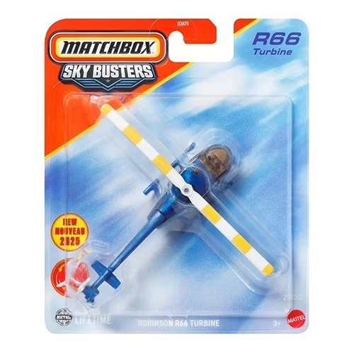 Mattel Matchbox - Sky Busters, Robinson R66 Turbine (8/32) JCM81 (JDJ05)