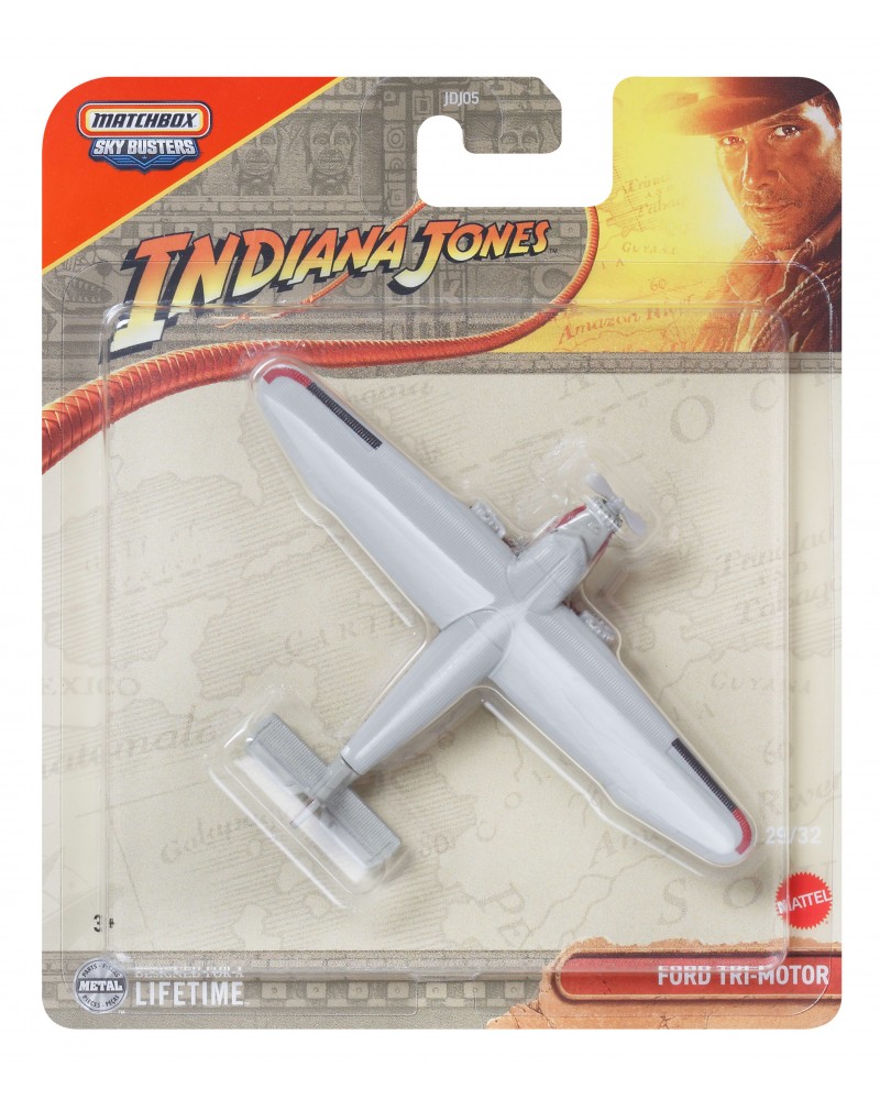 Mattel Matchbox - Αεροπλανάκι Sky Busters, Indiana Jones Ford Tri-Motor (29/32) JCM99 (JDJ05) Mattel Matchbox - Αεροπλανάκι Sky Busters, Indiana Jones Ford Tri-Motor (29/32) JCM99 (JDJ05)