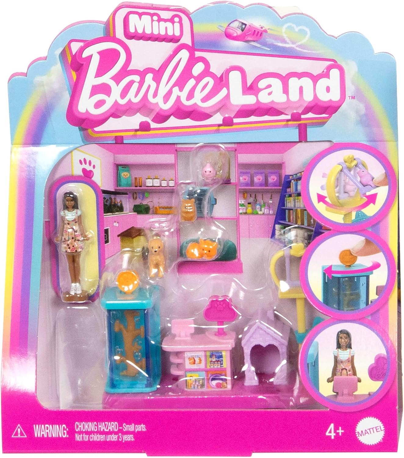 Mattel Barbie - Mini Barbie Land Collectible Pet Boutique Playset JCR30 (JCR29)