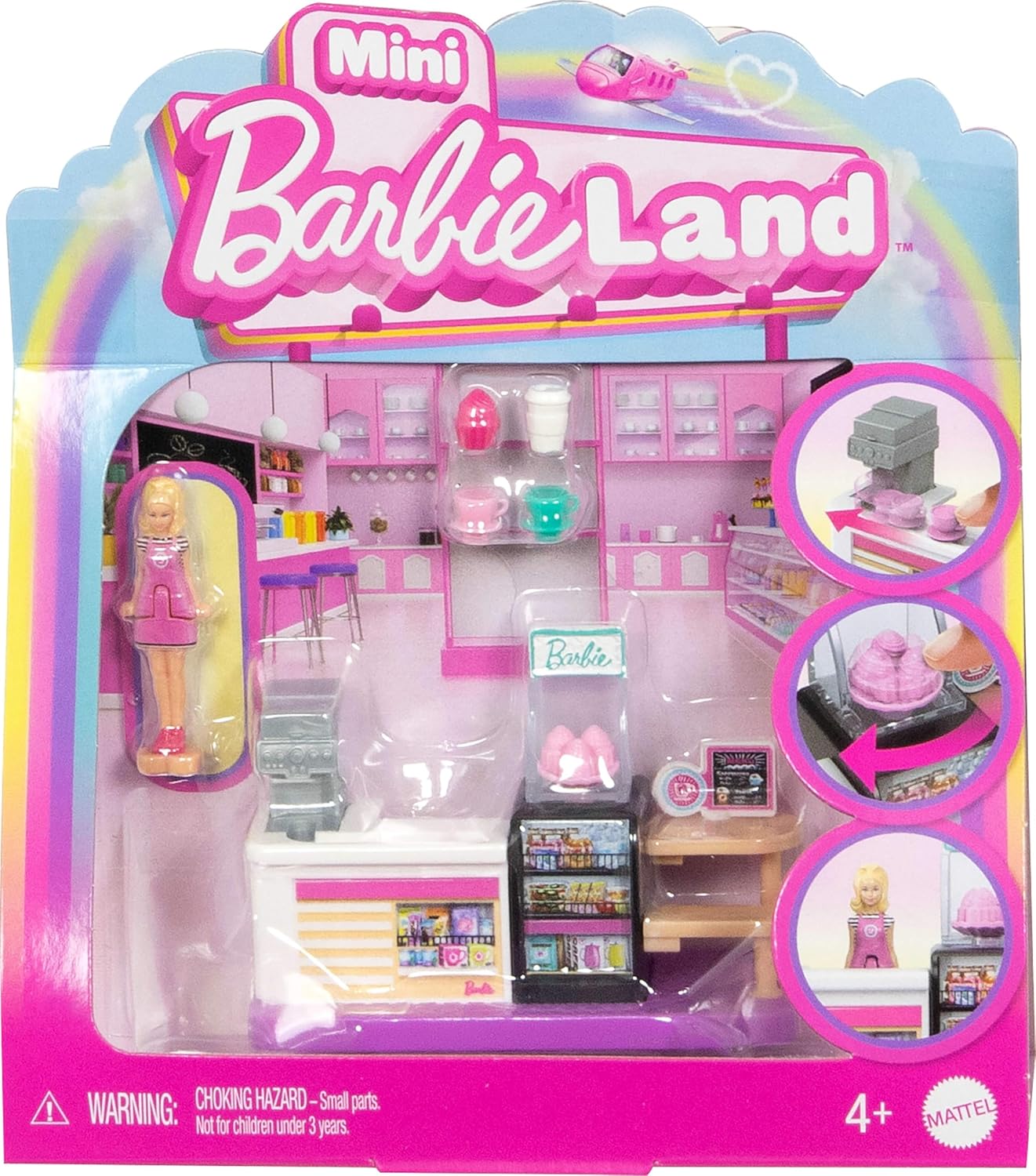 Mattel Barbie - Mini Barbie Land Collectible Bakery Playset JCR31 (JCR29)