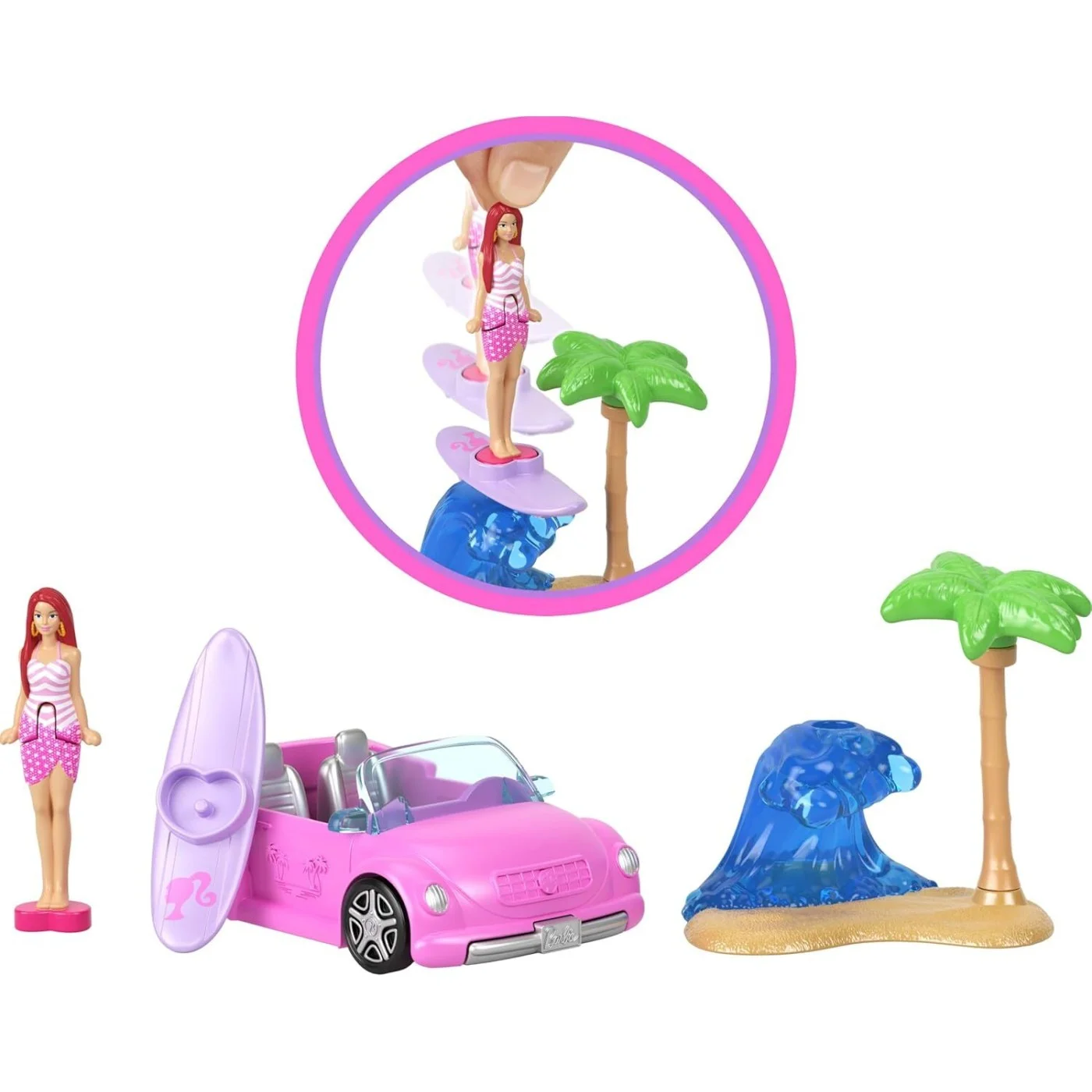 Mattel Barbie - Mini BarbieLand - Κούκλα Και Όχημα - Mini Land Beach Veh JCR35 (HYF38) Mattel Barbie - Mini BarbieLand - Κούκλα Και Όχημα - Mini Land Beach Veh JCR35 (HYF38)