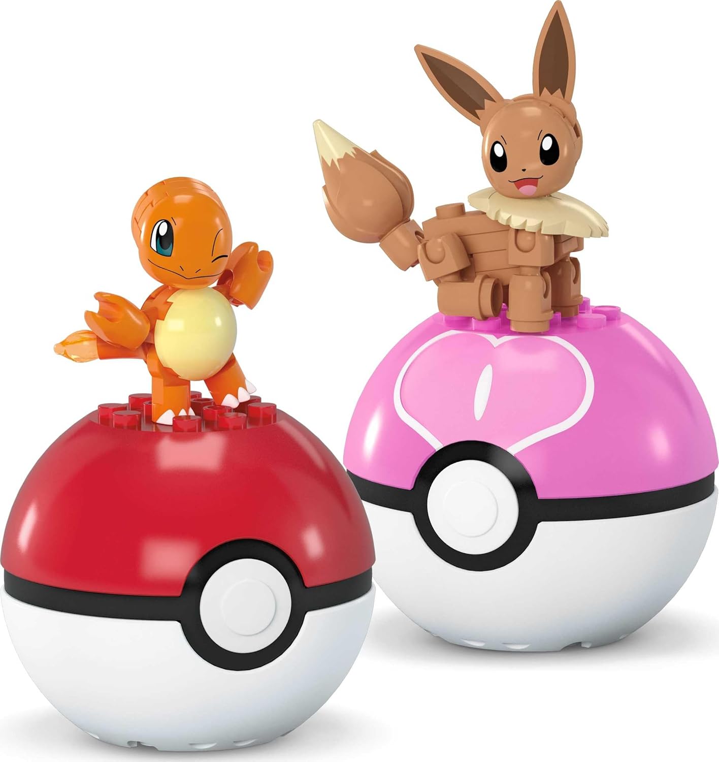 Mattel - Mega Pokemon , Σετ των δύο Charmander & Eevee JCR81 (HXP11)