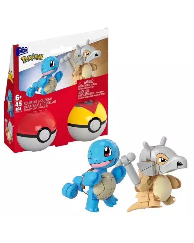 Mattel - Mega Pokemon , Σετ των δύο Bulbasaur & Meowth JCR82 (HXP11)