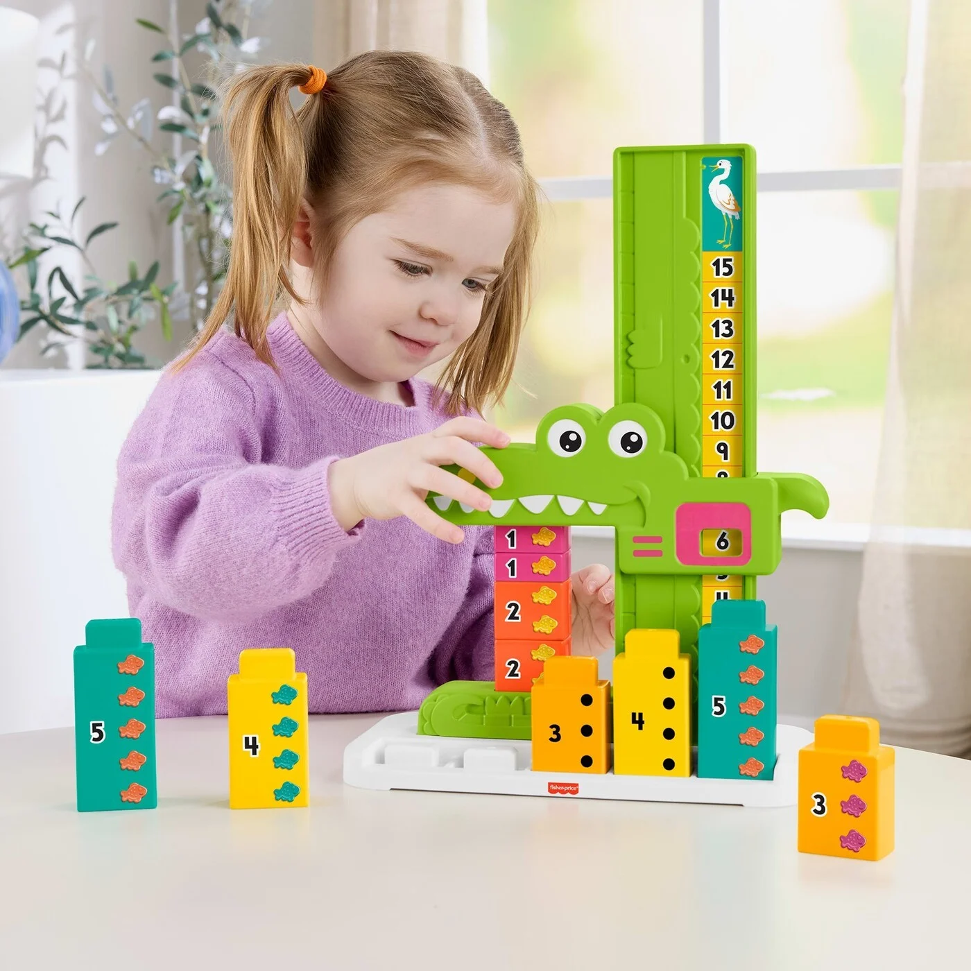 Fisher Price - Preschool Αλιγάτορας - Μαθαίνω Να Μετρώ Εκπαιδευτικό Παιχνίδι JCT13