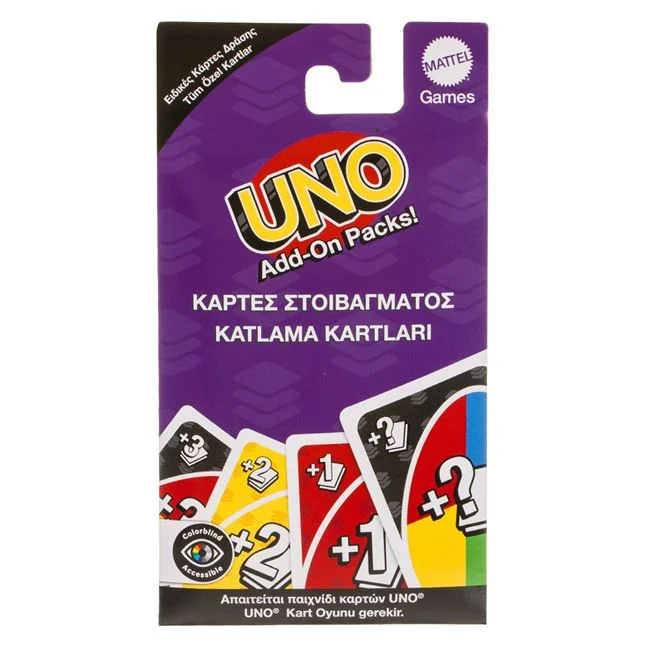 Mattel - Uno Core Add-On Packs, Κάρτες Στοιβάγματος JCV58 (JCV55) Mattel - Uno Core Add-On Packs, Κάρτες Στοιβάγματος JCV58 (JCV55)