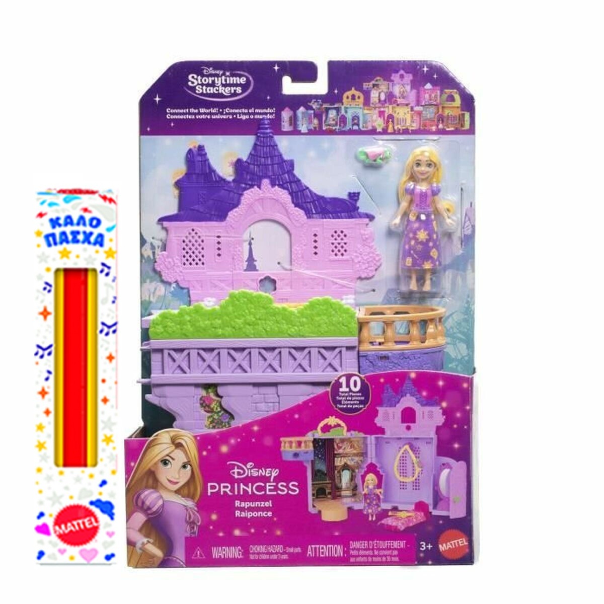 Παιχνιδολαμπάδα Mattel Disney Princess - Connect The World, Rapunzel JDP61