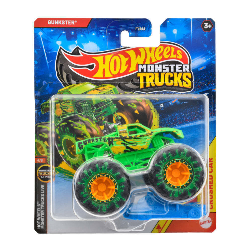 Mattel Hot Wheels - Monster Trucks, Monster Trucks Live, Gunkster (4/8) JDP70 (FYJ44)