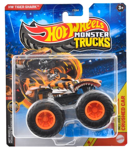Mattel Hot Wheels - Monster Trucks , HW Tiger Shark (3/8) JDP71 (FYJ44)