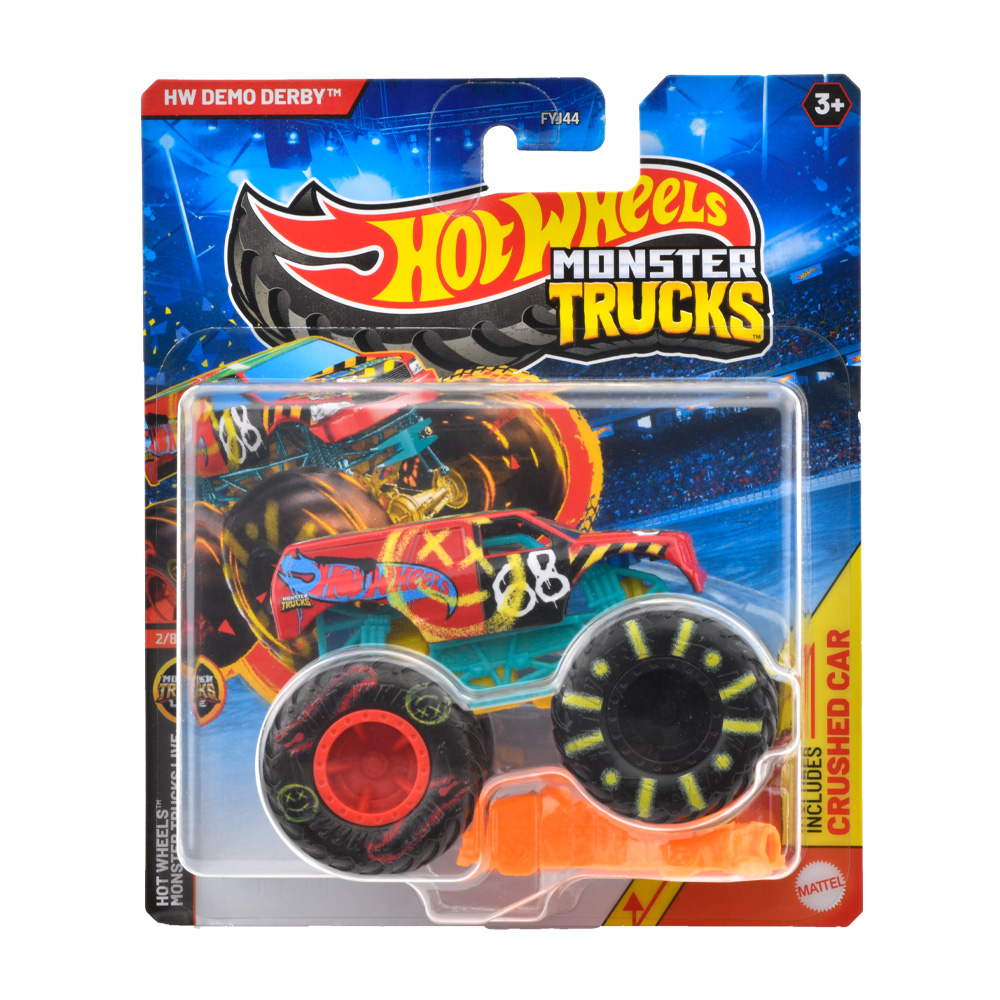 Mattel Hot Wheels - Monster Trucks, HW Demo Derby (2/8) JDP72 (FYJ44)