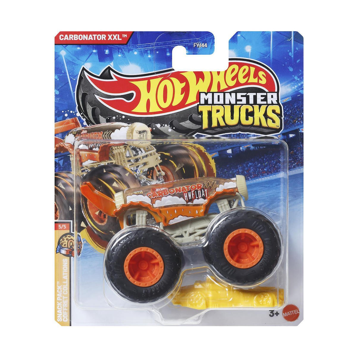 Mattel Hot Wheels - Monster Trucks, Snack Pack, Carbonator XXL JDP93 (FYJ44)