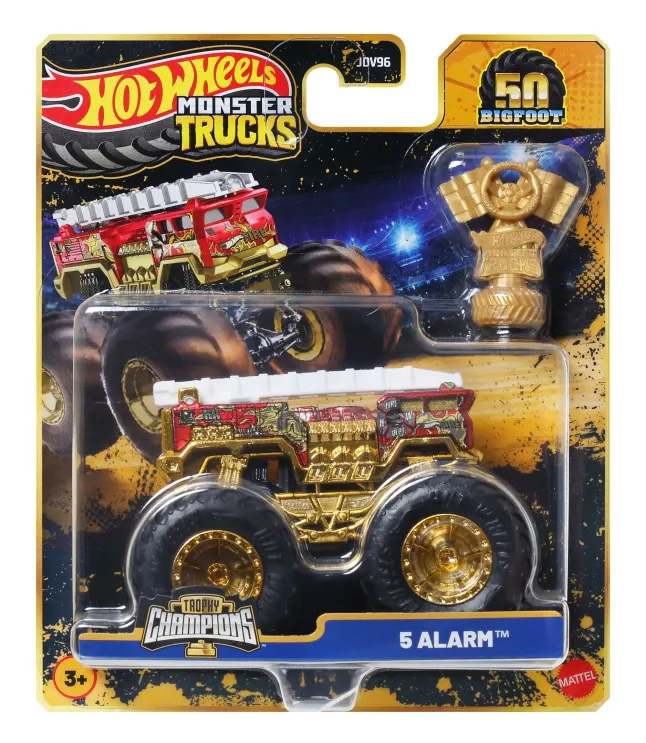 Mattel Hot Wheels - Monster Trucks, Trophy Champions, Bigfoot JDV97 (JDV96)