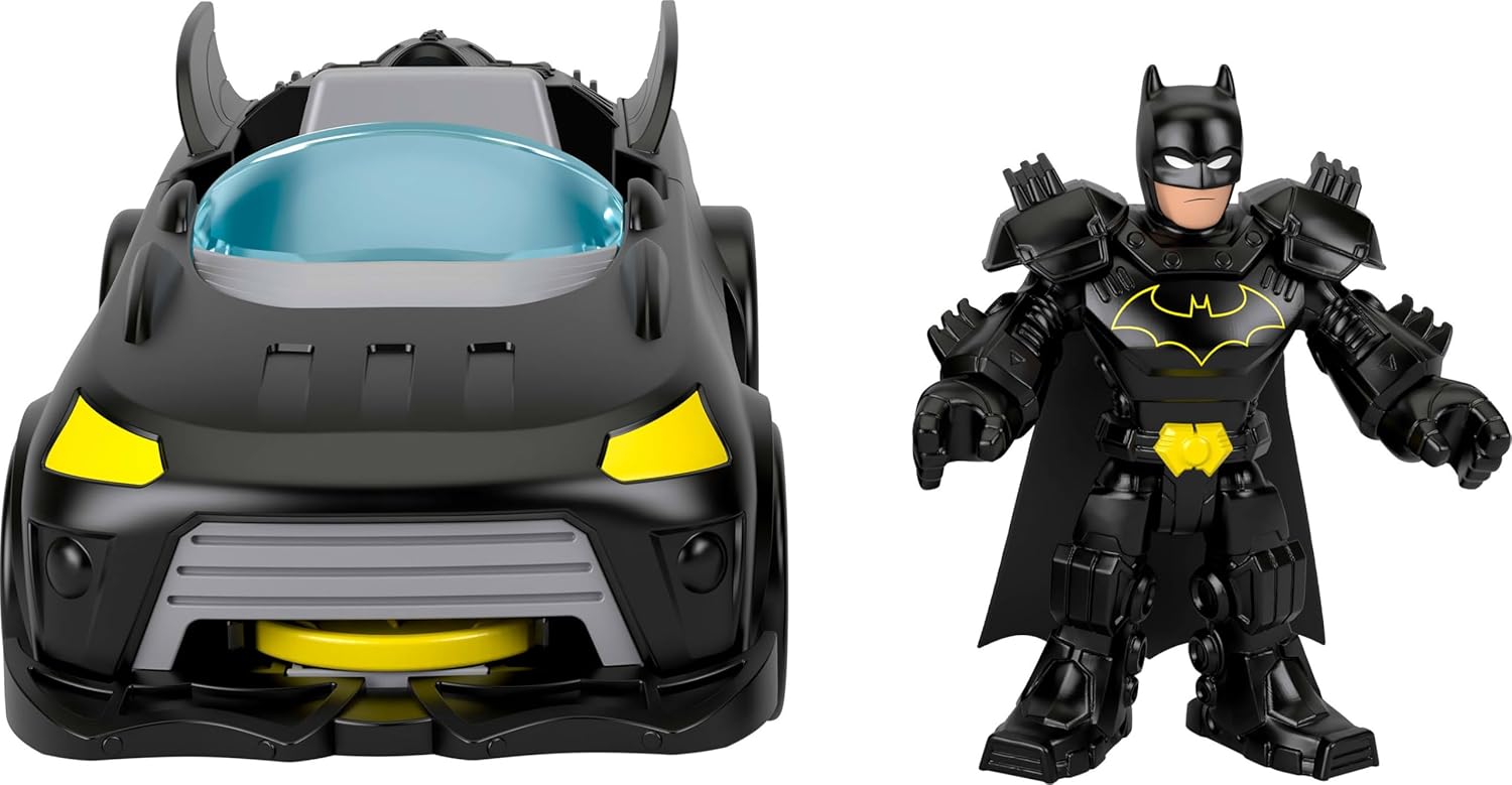 Fisher Price - Imaginext, DC Super Friends, Metal Force Batmobile Vehicle & Figure JFJ68 Fisher Price - Imaginext, DC Super Friends, Metal Force Batmobile Vehicle & Figure JFJ68