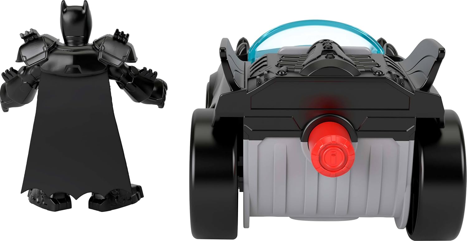 Fisher Price - Imaginext, DC Super Friends, Metal Force Batmobile Vehicle & Figure JFJ68 Fisher Price - Imaginext, DC Super Friends, Metal Force Batmobile Vehicle & Figure JFJ68