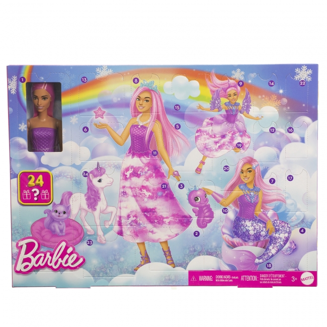 Mattel Barbie - Advent Calendar With Doll With Fantasy Accessories JFL66