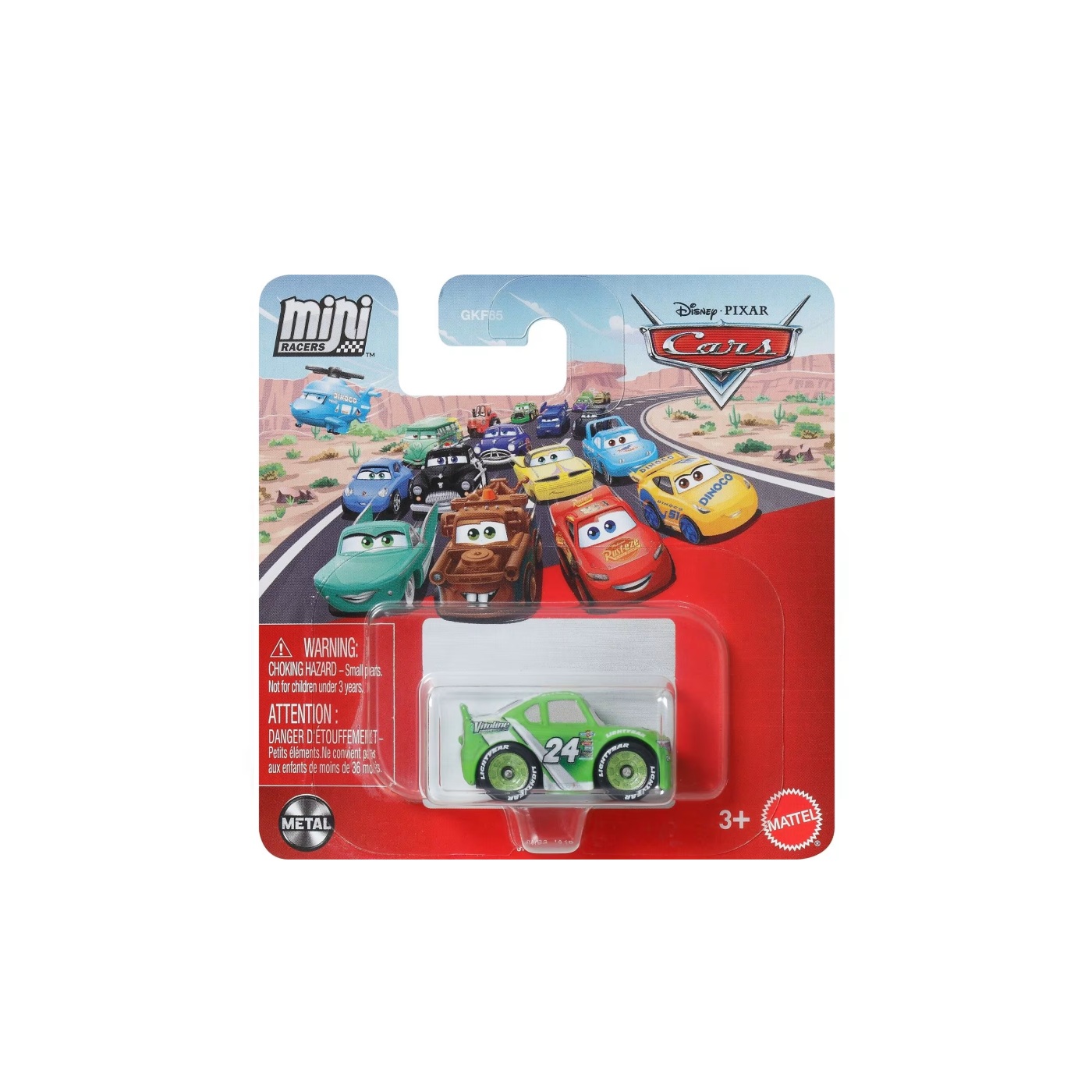 Mattel Cars - Mini Racers, Brick Yardley JFW63 (GKF65)