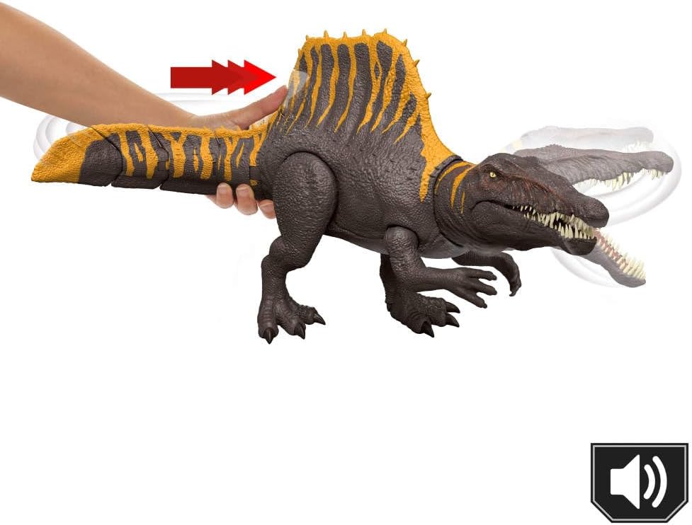 Mattel - Jurassic World Rebirth, Tail Thrasher, Spinosaurus JGB56