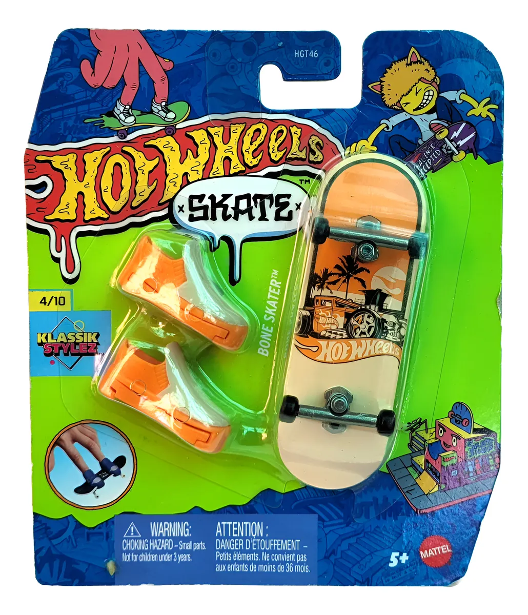 Mattel - Hot Wheels Skate, Klassik Stylez, Bone Skater (4/10) JGL88 (HGT46)