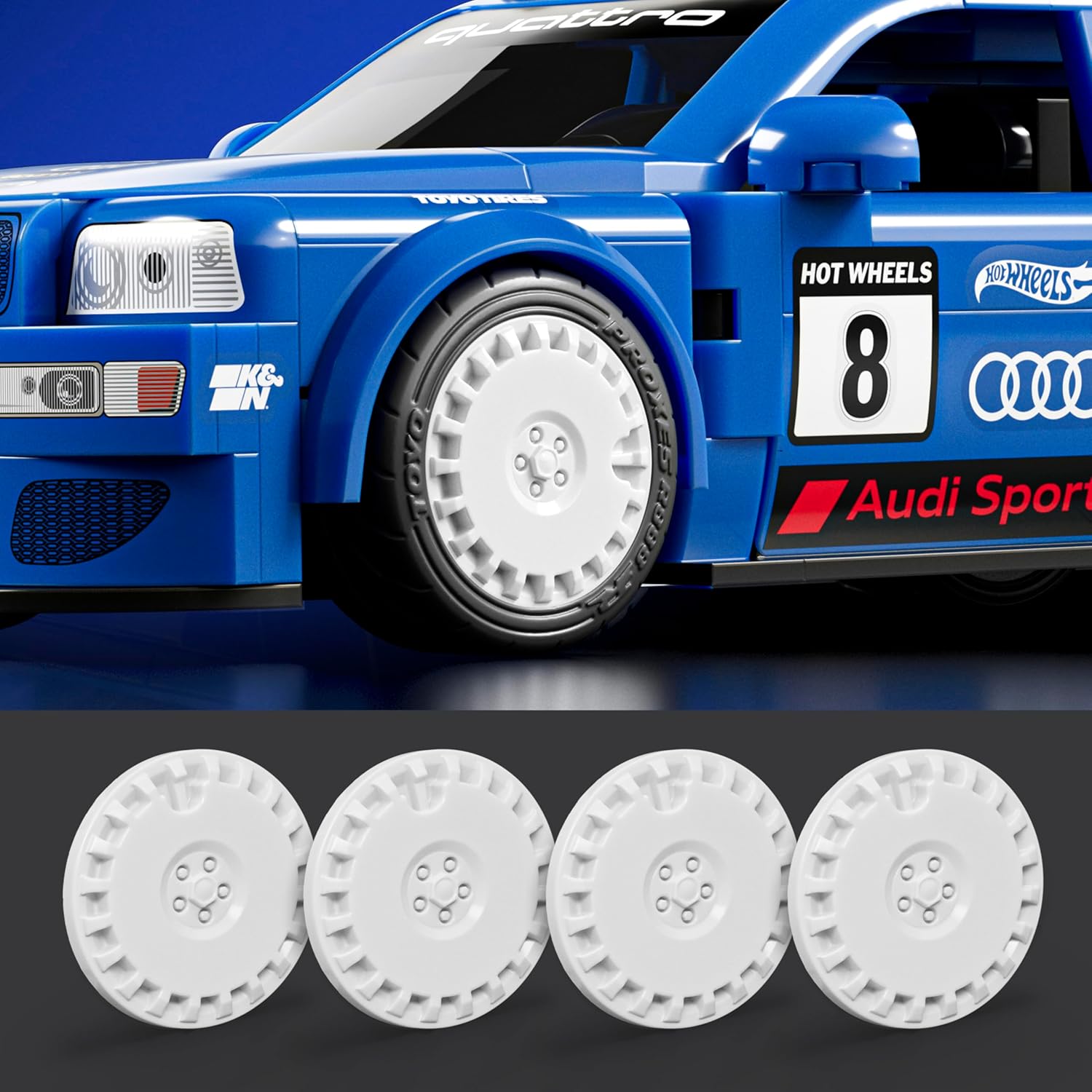 Mattel - Hot Wheels, Brick Shop, Speed Series, '94 Audi Avant RS2 JGR28 (JFR87)