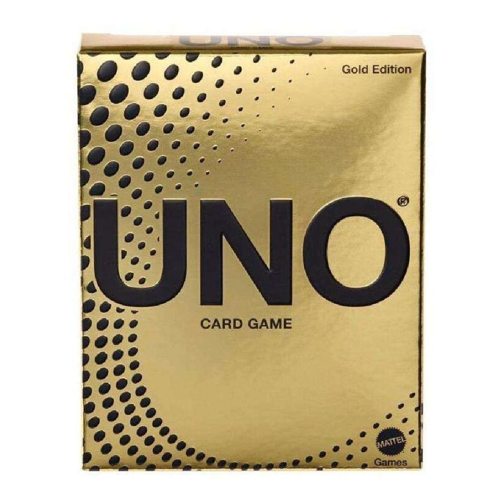 Mattel - Επιτραπέζιο Uno, Gold Premium JHB35