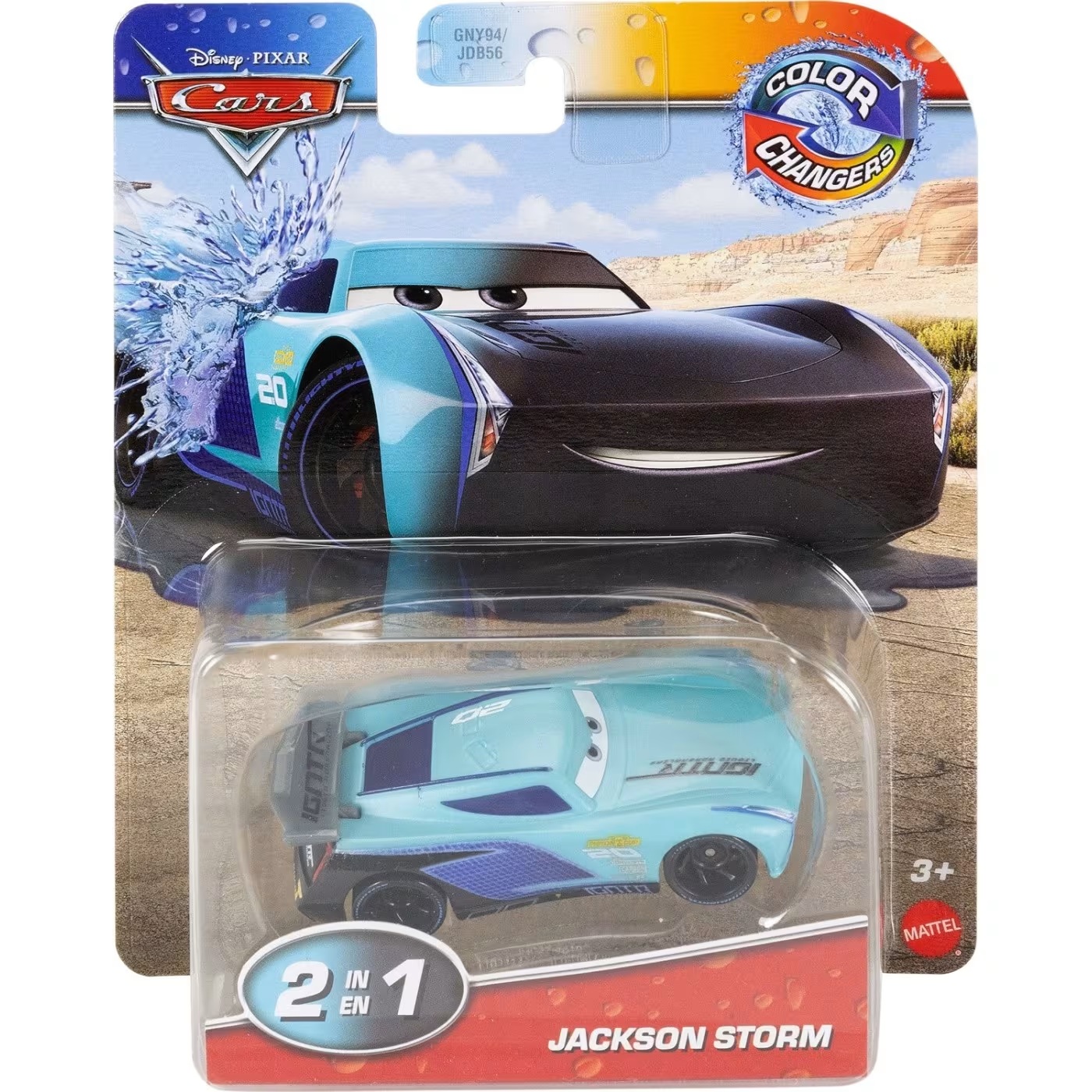 Mattel Cars - Color Changers, Jackson Storm JHG27 (GNY94/JDB56)