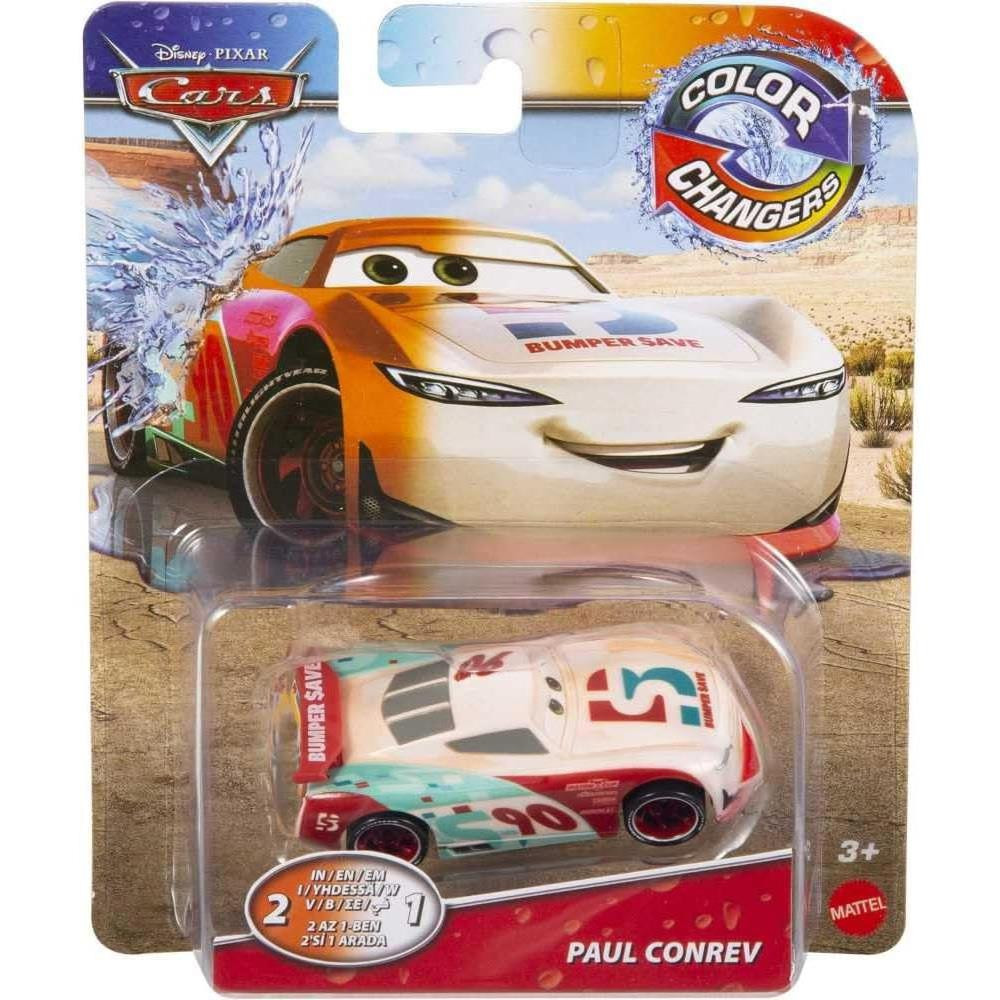 Mattel Cars - Color Changers, Paul Conrev JHG28 (GNY94/JDB56)