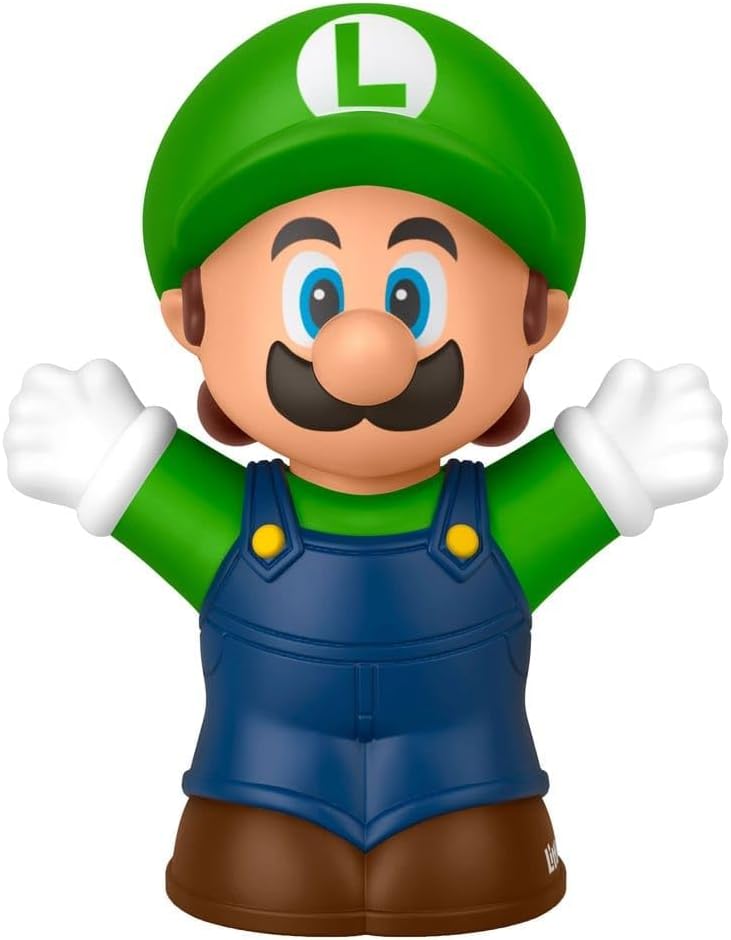 Mattel Super Mario - Little People Collector, Luigi 7cm JHG66 (JHG64)