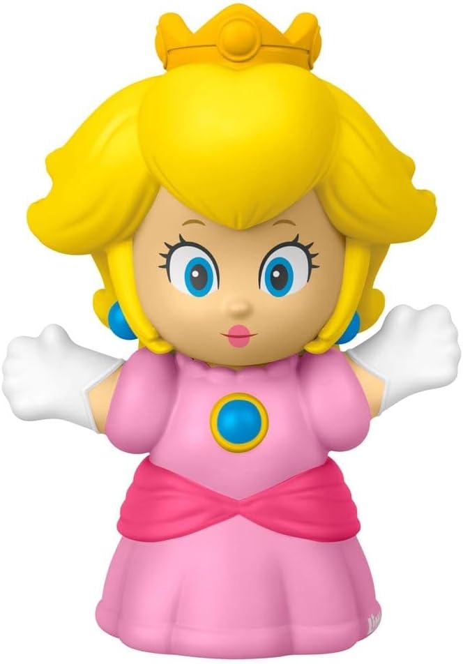 Mattel Super Mario - Little People Collector, Princess Peach 7cm JHG67 (JHG64)