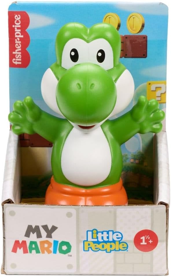 Mattel Super Mario - Little People Collector, Yoshi 7cm JHG69 (JHG64)