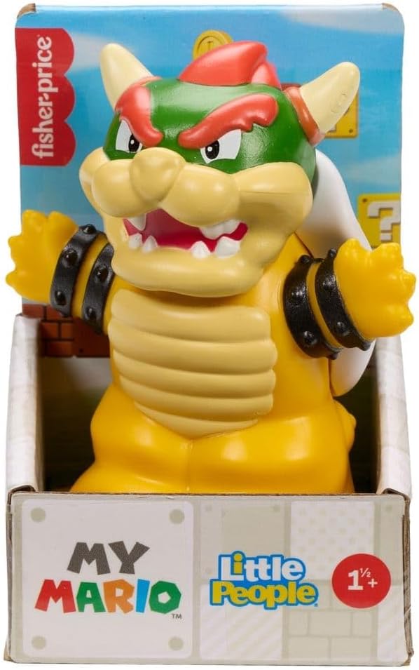 Mattel Super Mario - Little People Collector, Bowser 7cm JHG70 (JHG64)