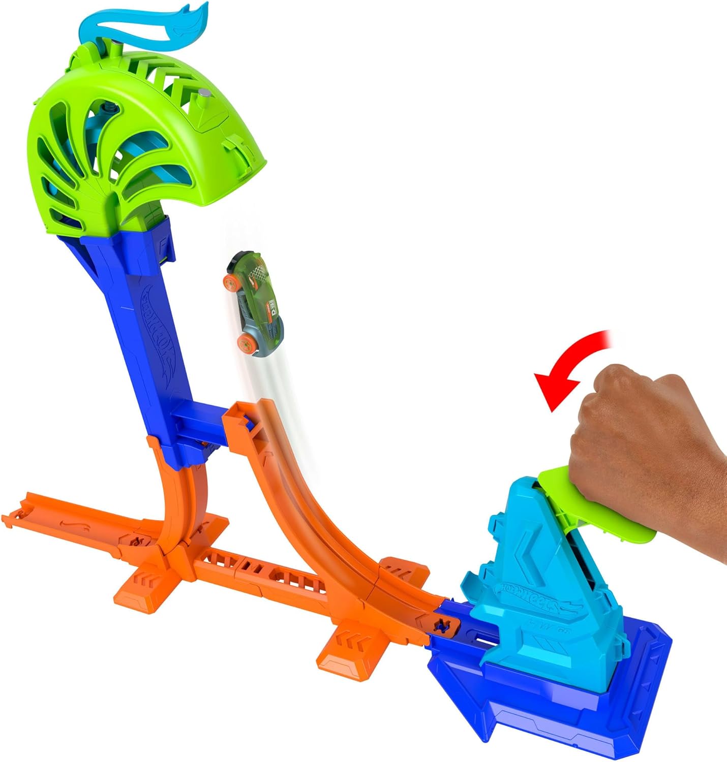 Mattel Hot Wheels - Stunt Tracks, Power Launch Champion JHK75 (JLM90)