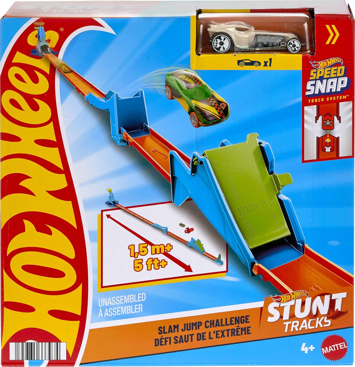 Mattel Hot Wheels - Stunt Tracks, Slam Jump Challenge JHK78 (JHK76)