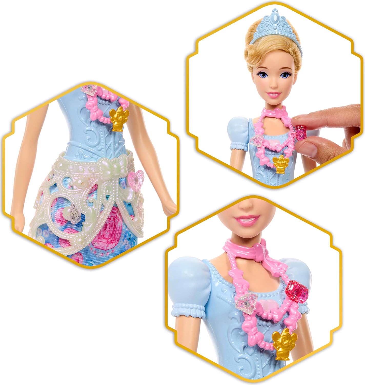 Mattel Disney Princess - Jewel Reveal, Cinderella JHL50 (JHL48)
