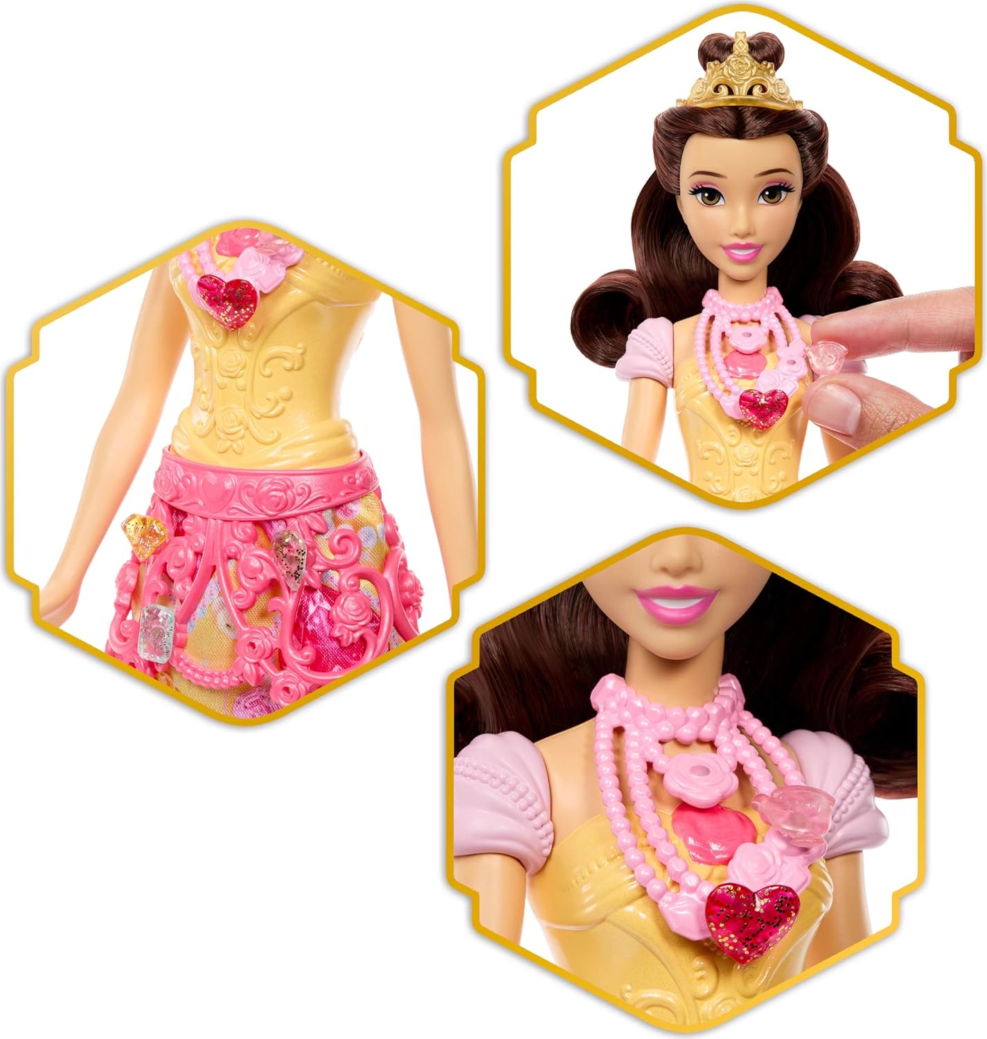 Mattel Disney Princess - Jewel Reveal, Bella JHL51 (JHL48)