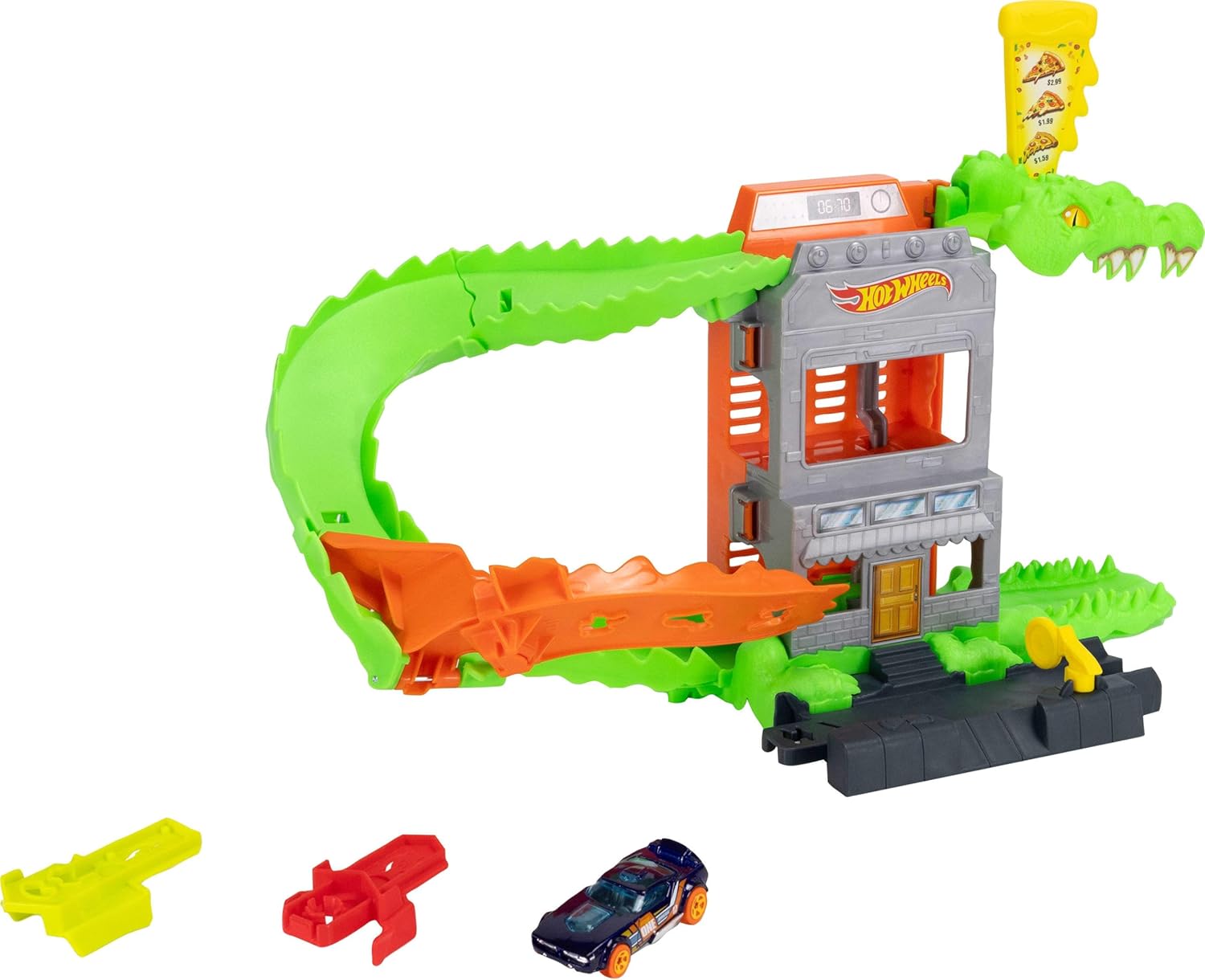 Mattel Hot Wheels - City, Speed Snap, Croc Pizza Attack JHL93 (HDR29)