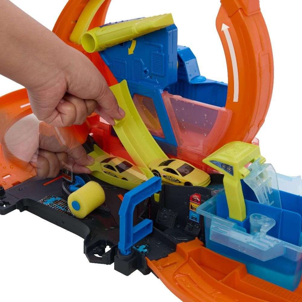 Mattel Hot Wheels - Color Shifters, Mega Loop Car Wash JHL97