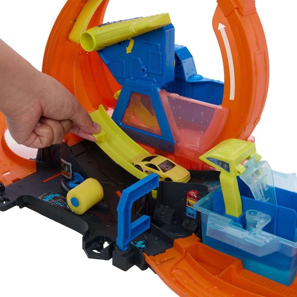 Mattel Hot Wheels - Color Shifters, Mega Loop Car Wash JHL97