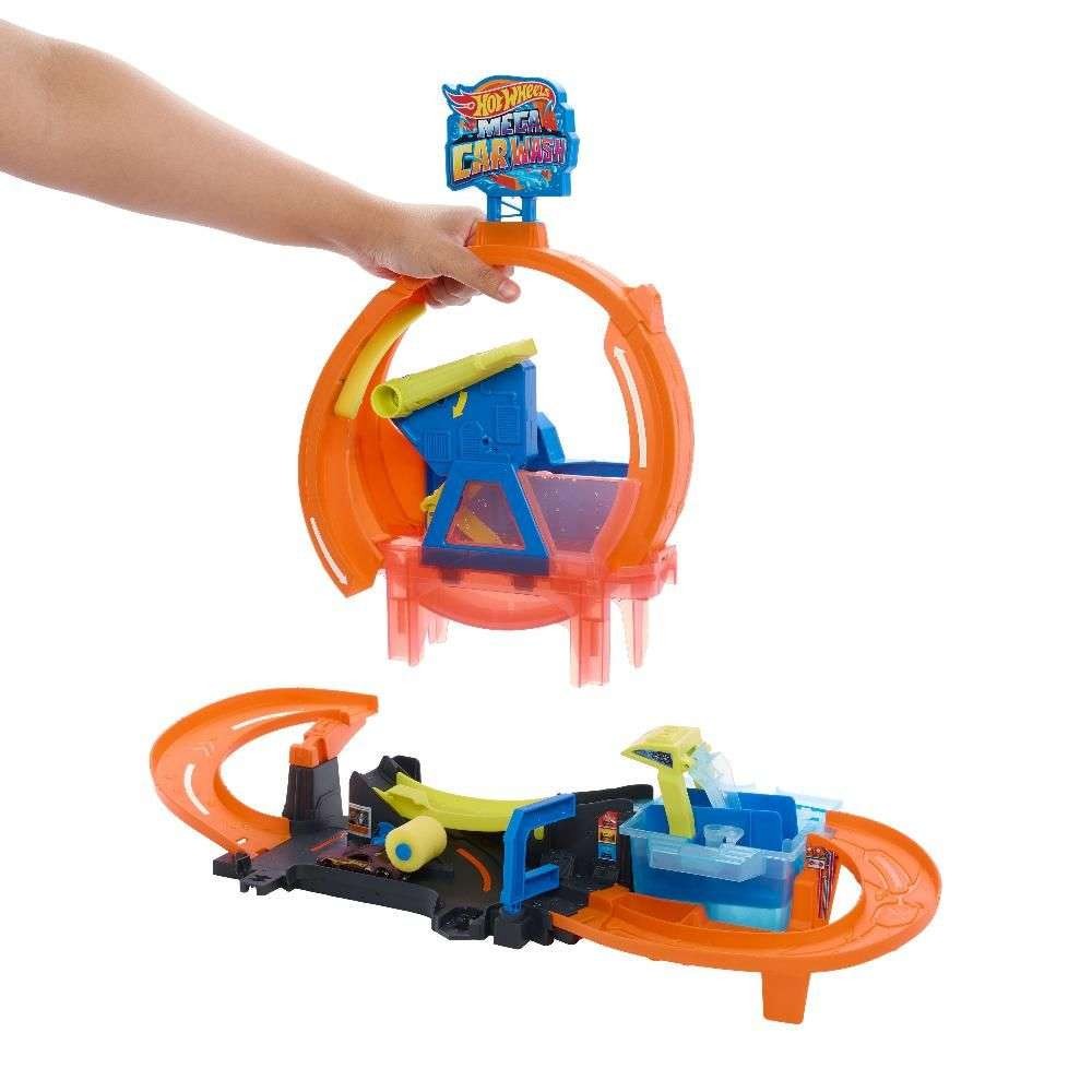 Mattel Hot Wheels - Color Shifters, Mega Loop Car Wash JHL97