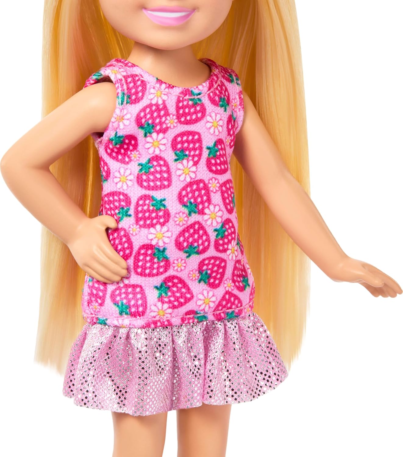 Mattel Barbie - Barbie Chelsea Celsi And Friends , Strawberry Mini Doll JJB33 (DWJ33)