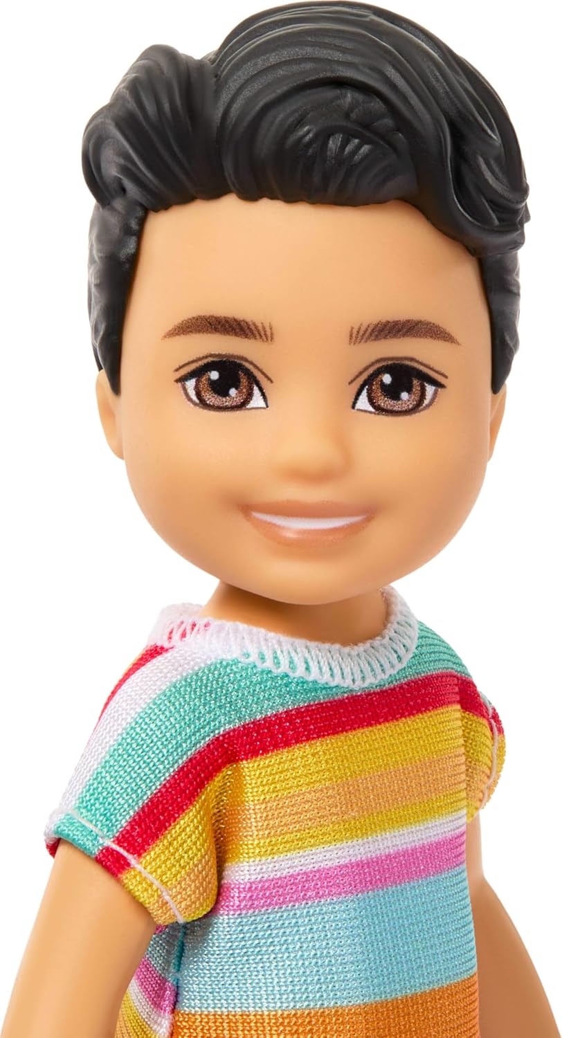 Mattel Barbie - Barbie Chelsea Celsi And Friends , Boy with Brunette Hair JJB36 (DWJ33)