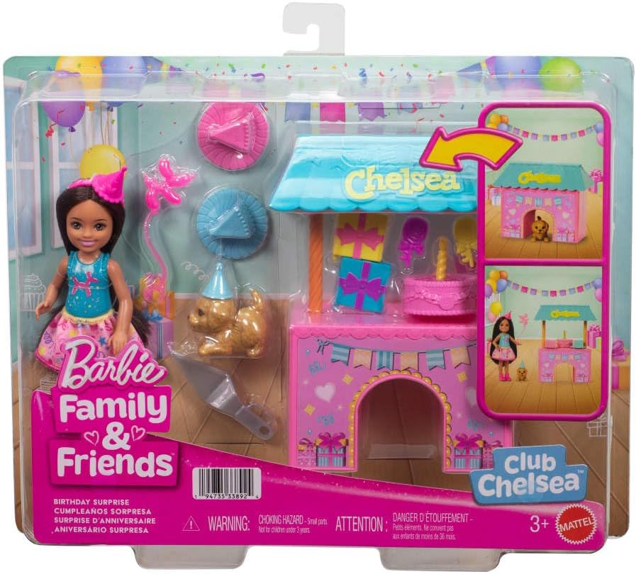 Mattel Barbie Chelsea - Family & Frineds, Birthday Surprise JJB41