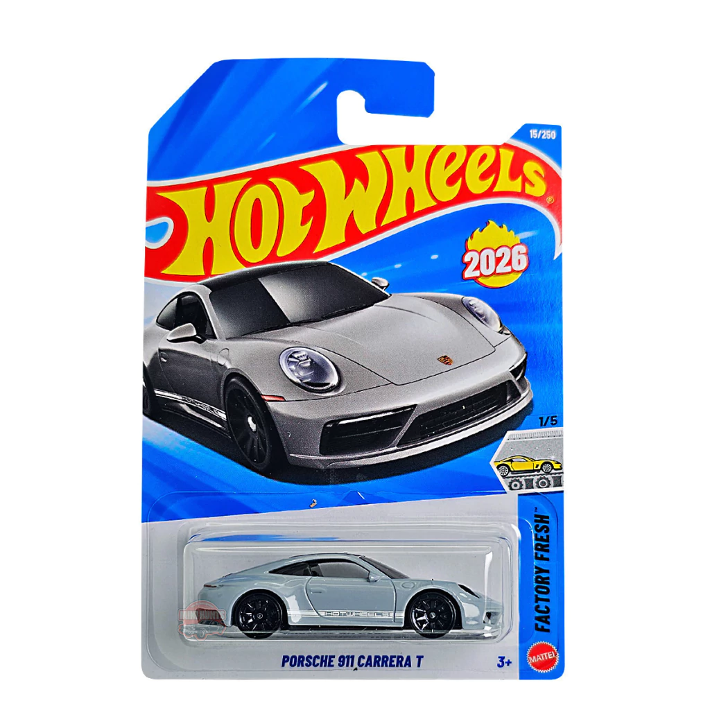 Mattel Hot Wheels - Factory Fresh, Porsche 911 Carrera T (1/5) JJH33 (5785)