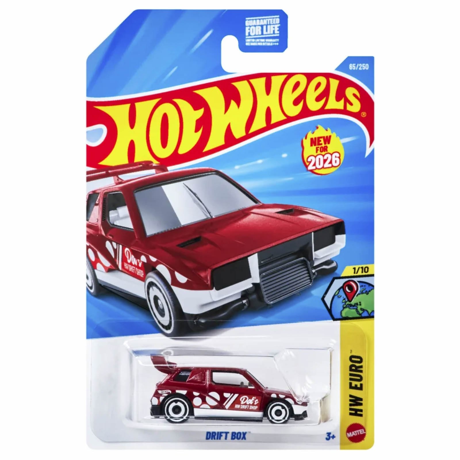 Mattel Hot Wheels - HW Euro, Drift Box (1/10) JJH40 (5785)